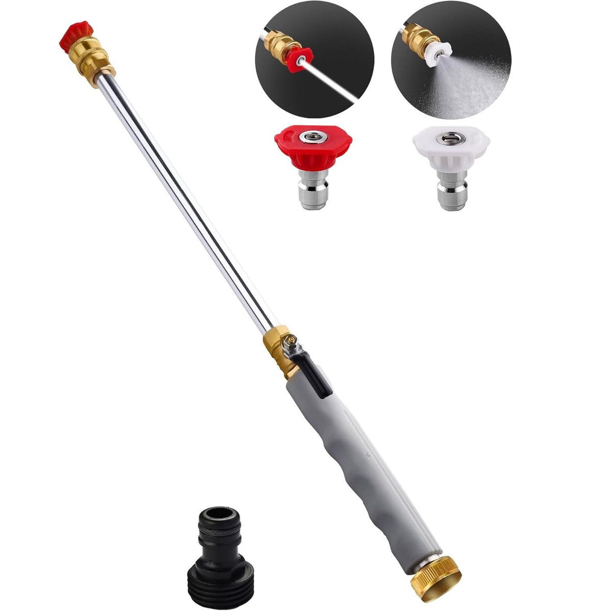 💦 High-Pressure Spray Wand for Garden Hoses – Powerful Outdoor Cleaning Tool
