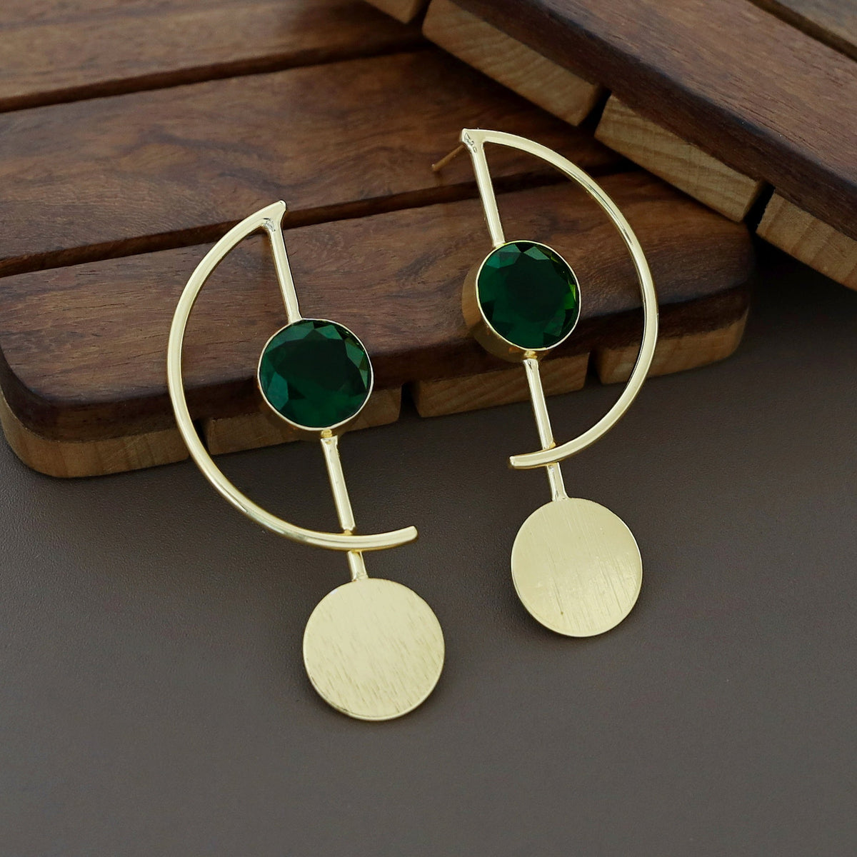 Shape Round Glossy Earring