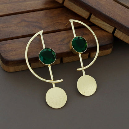 Shape Round Glossy Earring