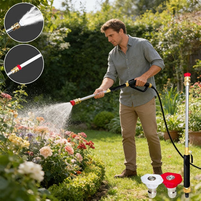 💦 High-Pressure Spray Wand for Garden Hoses – Powerful Outdoor Cleaning Tool