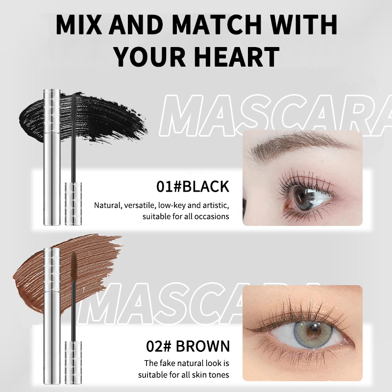 ✨Alcuras® Tubing Mascara – Black and Brown Duo for Eyelash Makeup