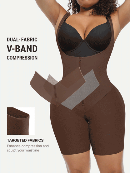 V-Shaped Faja Tummy Control Butt Lift Shapewear Bodysuit