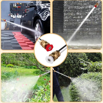 💦 High-Pressure Spray Wand for Garden Hoses – Powerful Outdoor Cleaning Tool