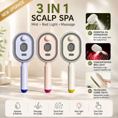 🔥Last Day 50% OFF🔥Electric Spray Air Cushion Massage Comb - Finds