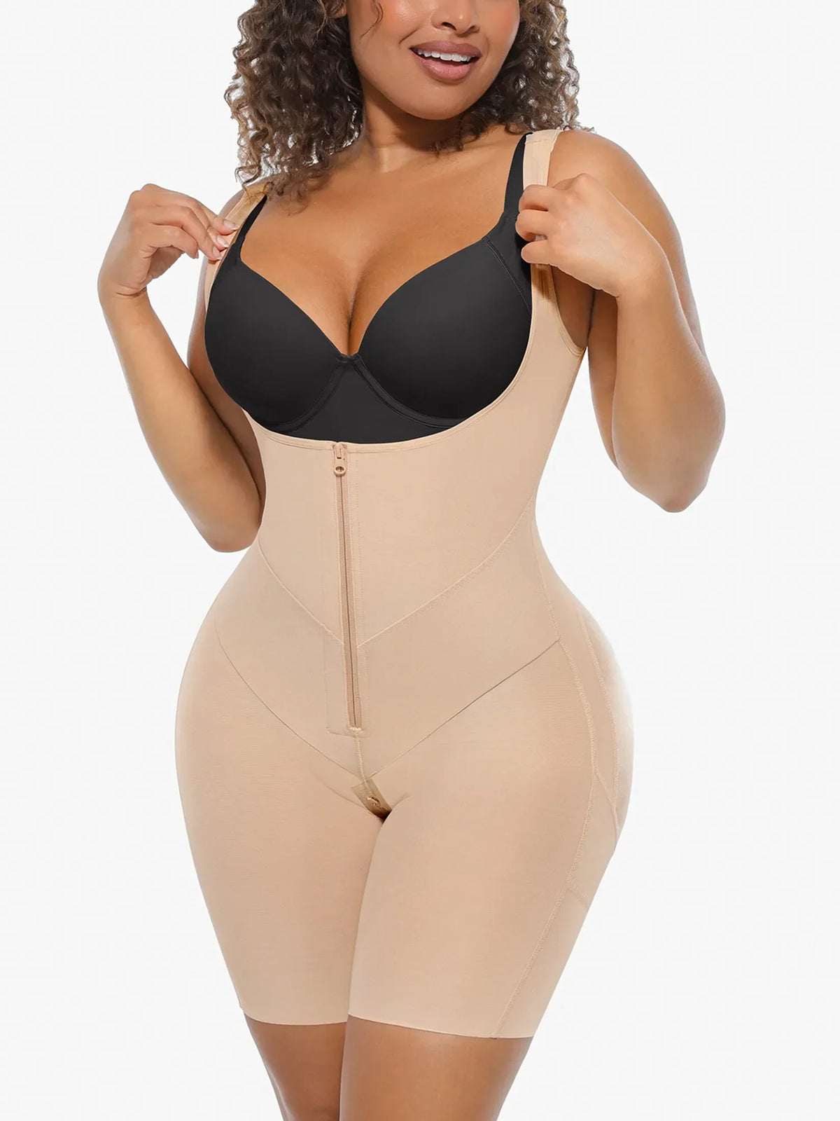V-Shaped Faja Tummy Control Butt Lift Shapewear Bodysuit