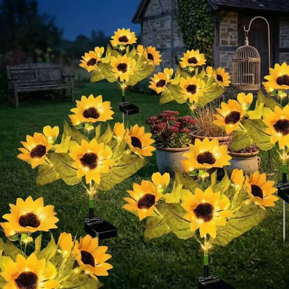 🔥Hot Sale 49% off🌟🌻 Solar Powered LED Sunflower Garden Lights Set