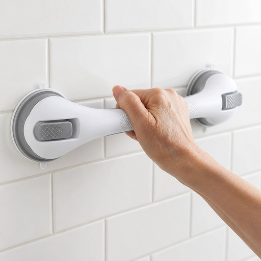 🛡️ No-Drill Suction Grab Bar