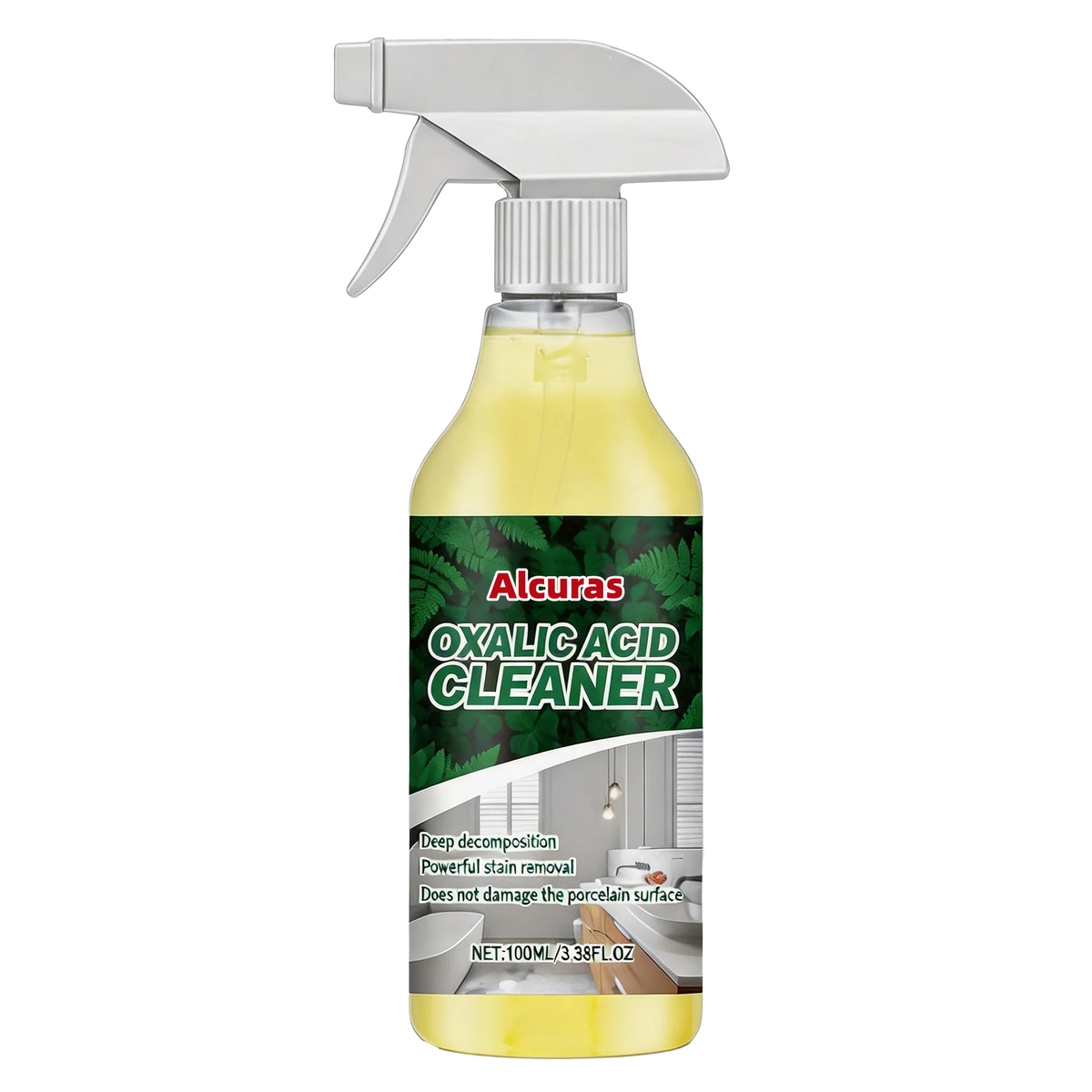 🎉Alcuras🔥Bathroom Cleaner for Tough Toilet & Sink Stains🛁