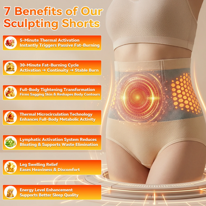 ⏰Sfrcord®️ Official Brand Store |2026 4-In-1 Micro-Particle Sculpting & Fat-Burn Short